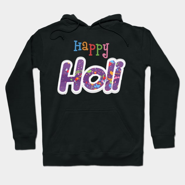 Happy Holi Festival Hoodie by jobieh shop